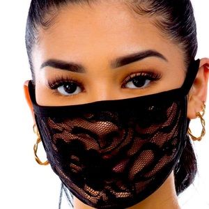 Lace sheer face mask - Cecilbrand
